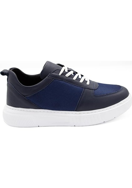 Erkek Sneaker Deri Ayakkabı 082Y24E40745