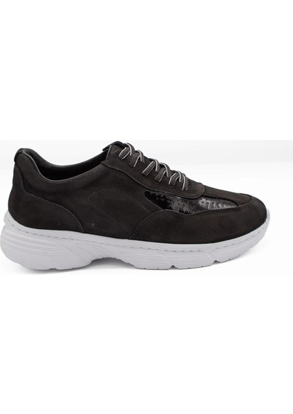 Erkek Sneaker Deri Ayakkabı 082Y24E40737