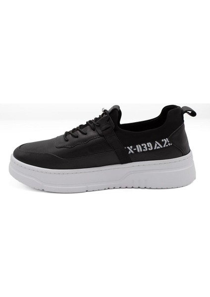 Erkek Sneaker Deri Ayakkabı 082Y24E40733