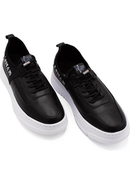 Erkek Sneaker Deri Ayakkabı 082Y24E40733