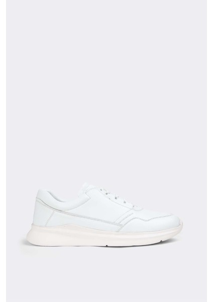 Erkek Sneaker Deri Ayakkabı 082Y24E40711