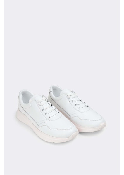 Erkek Sneaker Deri Ayakkabı 082Y24E40711