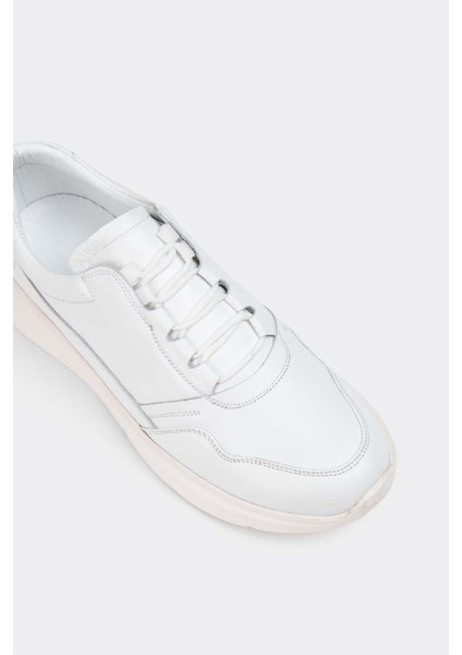 Erkek Sneaker Deri Ayakkabı 082Y24E40711