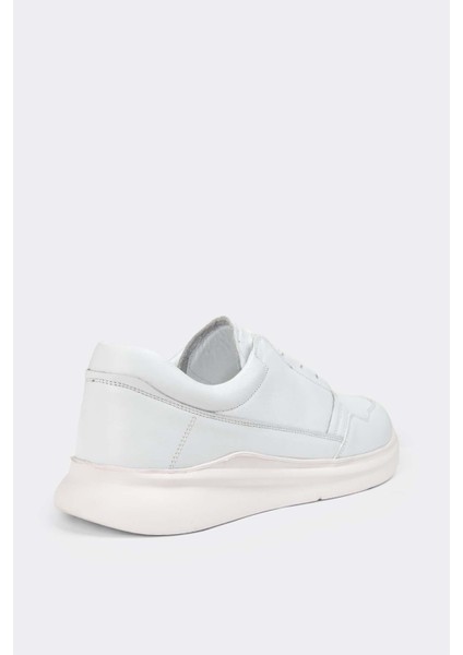 Erkek Sneaker Deri Ayakkabı 082Y24E40711