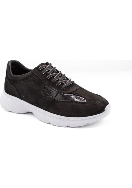 Erkek Sneaker Deri Ayakkabı 082Y24E40737