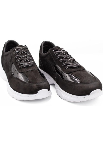 Erkek Sneaker Deri Ayakkabı 082Y24E40737
