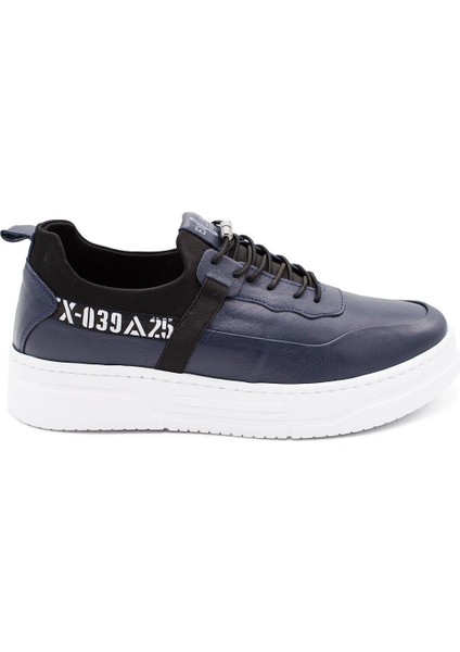 Erkek Sneaker Deri Ayakkabı 082Y24E40733