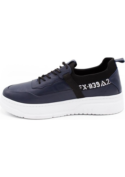 Erkek Sneaker Deri Ayakkabı 082Y24E40733