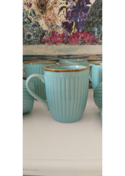 6'lı Yeşil Mug Kupa