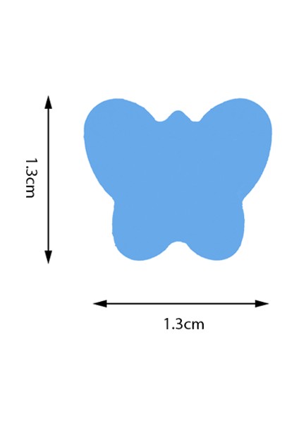 Şekilli Delgeç Kelebek 1.3 cm KM8805 fırsatları