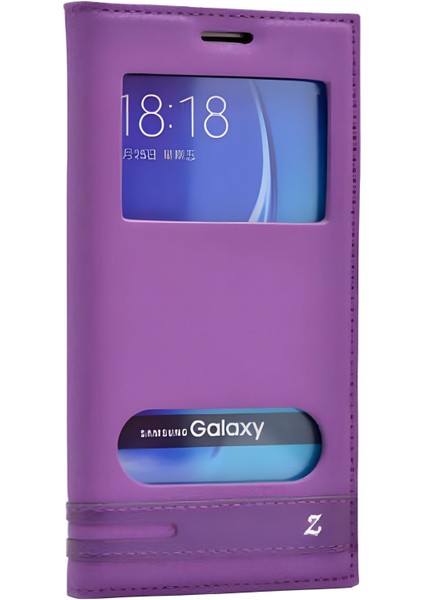 Galaxy A5 2017 Kılıf Pencereli Elite Kapaklı Kılıf