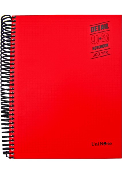Im Smart A4 300 Yaprak Plastik Kapak Spiralli 9+3 Ayraçlı Defter (62067)