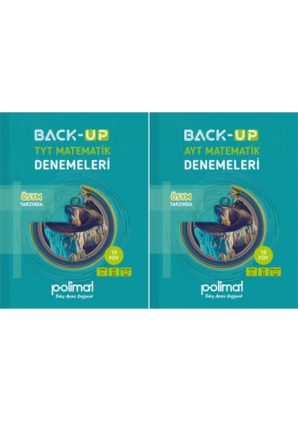 2025 TYT AYT Matematik Back-Up Denemeleri Seti 2 Kitap