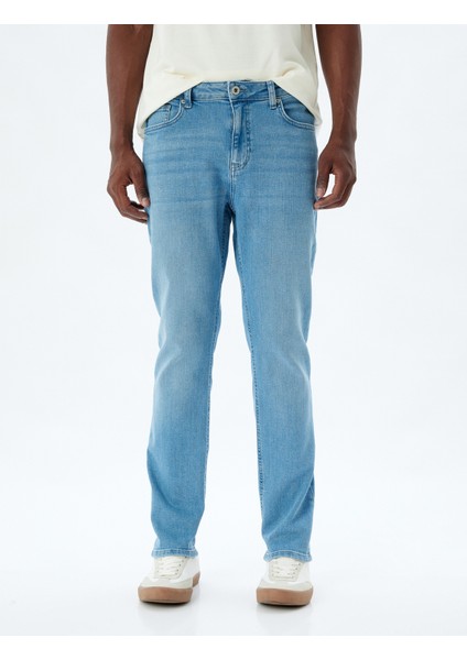 Slim Fit Kot Pantolon - Brad Jean