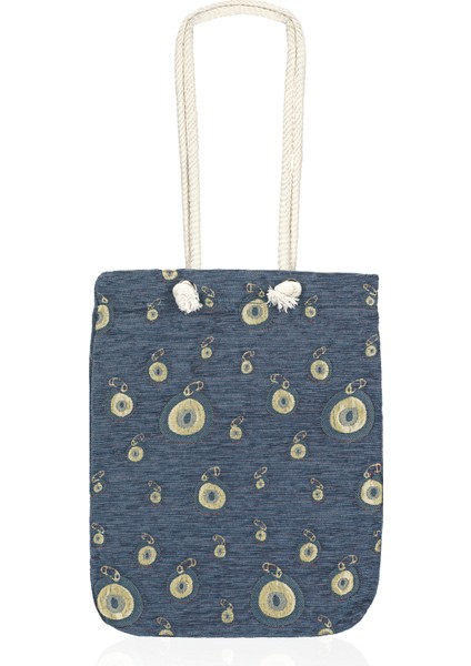 Omuz Çanta Kadın Çanta Motif Istanbul Otantik Şönil Heybe Çanta