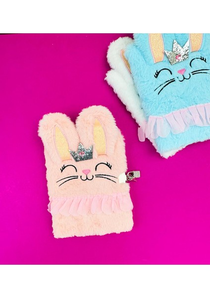 Prenses Tavşan Peluş Defter