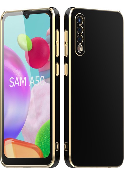 Galaxy A50 Kılıf Zore Bark Kapak-Beyaz