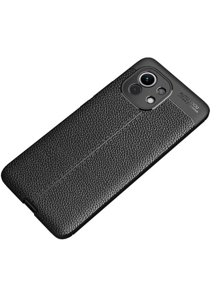 Xiaomi Mi 11 Kılıf Zore Niss Silikon Kapak-Siyah