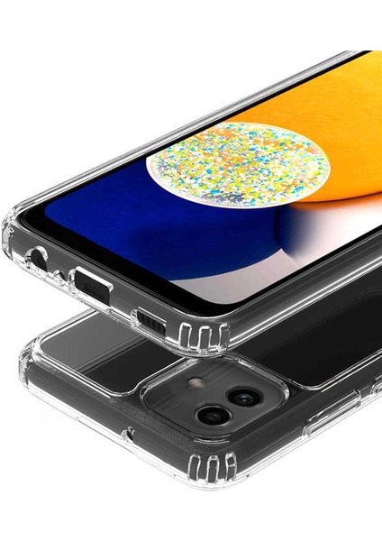 Galaxy A04E Kılıf Zore 2mm Anti Shock Silikon-Renksiz