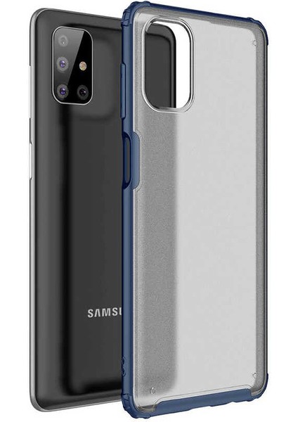 Galaxy M51 Kılıf Zore Volks Kapak-Lacivert