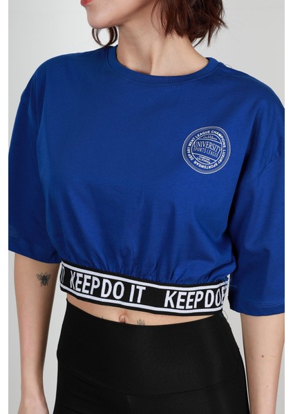 Kadın Eteği Bantlı T-Shirt