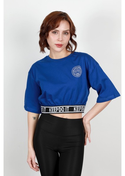 Kadın Eteği Bantlı T-Shirt