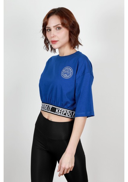 Kadın Eteği Bantlı T-Shirt