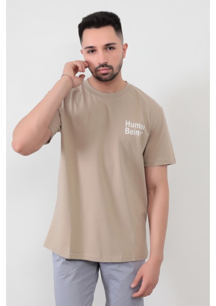 John Borners Vizon Human Baskılı Regular Kesim T-Shirt