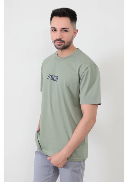 John Borners Yeşil Erkek 0039 Baskılı Regular Kesim T-Shirt