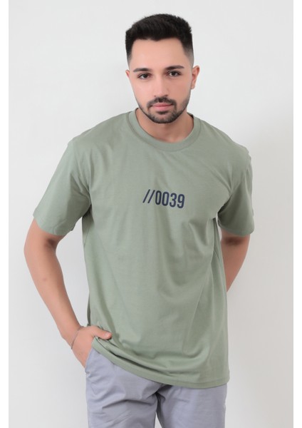 John Borners Yeşil Erkek 0039 Baskılı Regular Kesim T-Shirt