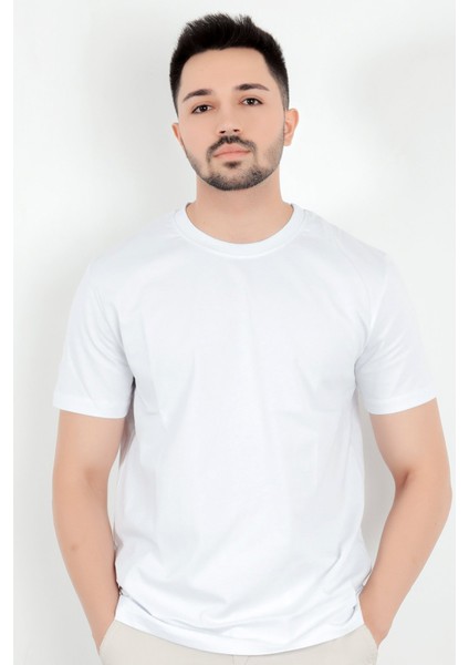 John Borners Erkek O Yaka Spor Basic T-Shirt