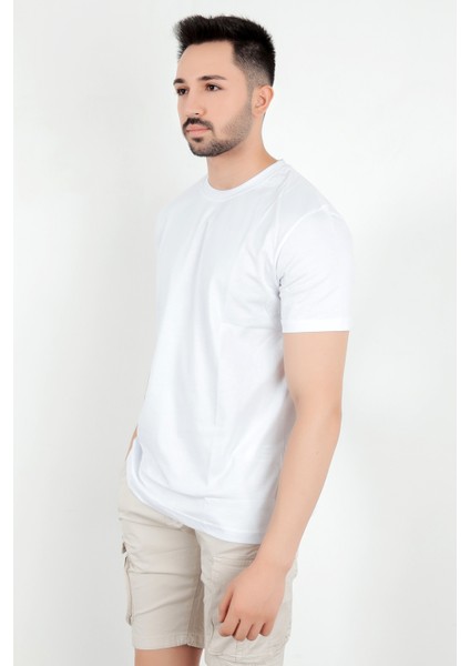 John Borners Erkek O Yaka Spor Basic T-Shirt