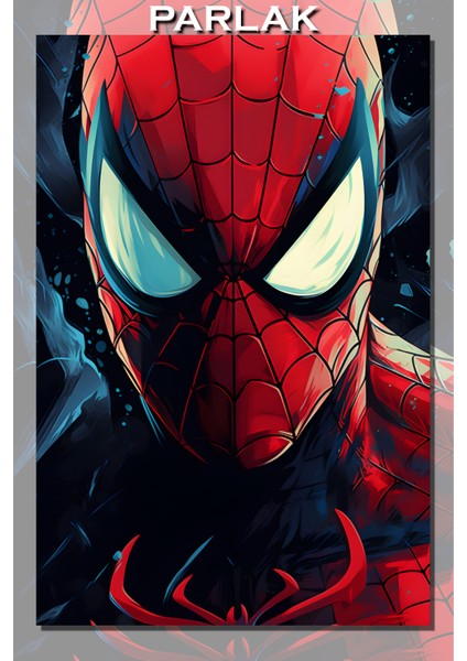 Spider Man Çizgi Sanatsal Poster / Örümcek Adam Çizgi Sanatsal Poster