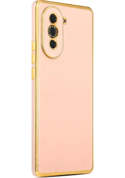 Huawei Nova 10 Kılıf Zore Bark Kapak-Rose Gold