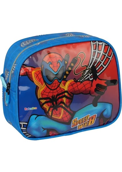 Yeni Sezon Mavi Spiderman Figürlü Ilkokul Sırt Çantası Beslenme Çantası Kalemlik Üçlü Takım fırsatları