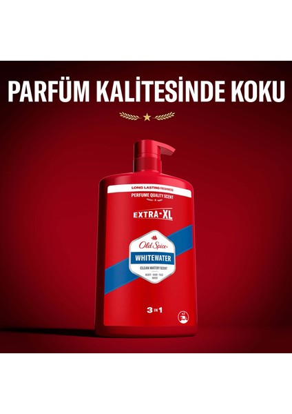 Whitewater Erkek Duş Jeli ve Şampuan 1000 ml XXL Büyük Boy