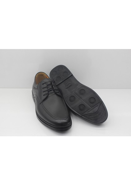 Tardelli 4396-1 Siyah Deri Yumuşak Ortopedik Taban Erkek Ayakkabı indirimleri