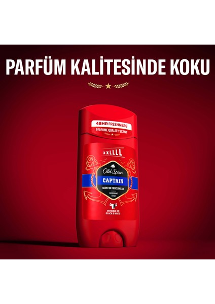 Captain Erkekler için Deodorant Stick 85 ml XL Büyük Boy