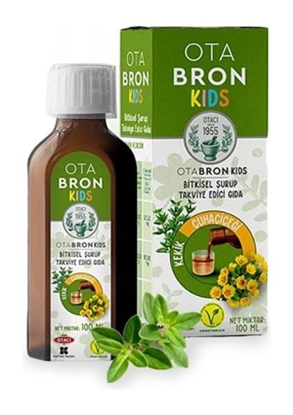 Ota Bron Kids Kekik ve Çuhaçiçeği Bitkisel Şurup 100ML