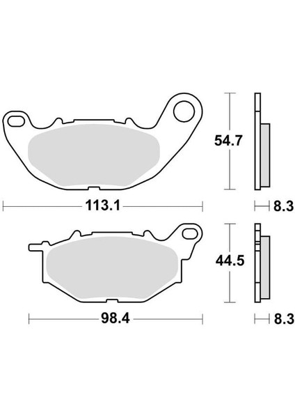 Brakıng Yarı Metal Ön Fren Balatası Yamaha Xmax 300 250 2018-2021