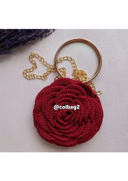 🌹 Gül Model El Örgüsü Çanta 🌹