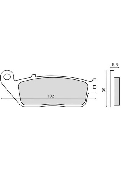 Ön Disk Balata Xmax 250 2010-2011/XMAX 400 2013/CBR 650 F