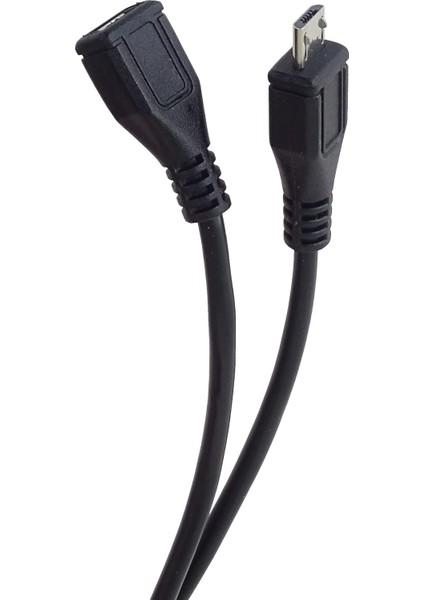 Mini USB 2.0 5pin Mikro USB 2.0 5 Pinli Konnektör Kablosu 0.8 Metre Erkek Dişi Uzatma Kablosu