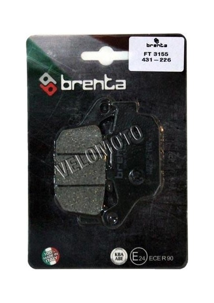 Brenta Organik Fren Balatası FT3155 Arka CBR250 R Nc 750 S-X, [cf Moto] NK150 Cbr 650 Fa Cb 650F Inazuma 306 496
