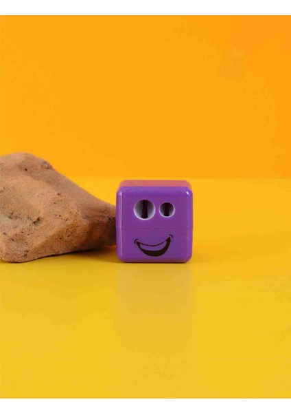 Emoji Kalemtraş MK-1020 "3 Adet" Karışık Renkler.