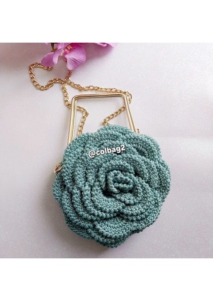 🌹 Gül Model El Örgüsü Çanta 🌹