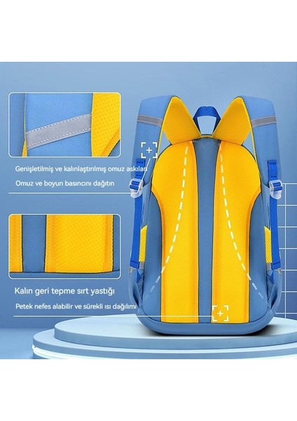 Yeni Stil Ilkokul Öğrencisi Karikatür Okul Çantası Erkek 1-3 Dereceli Hafif Rahat Kız Sırt Çantası (Yurt Dışından) fiyatları