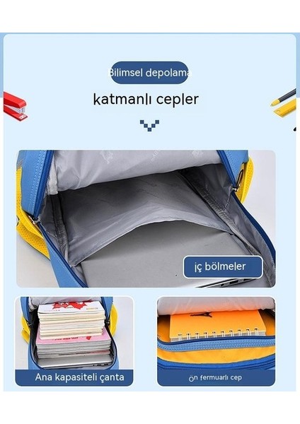 Yeni Stil Ilkokul Öğrencisi Karikatür Okul Çantası Erkek 1-3 Dereceli Hafif Rahat Kız Sırt Çantası (Yurt Dışından) modelleri