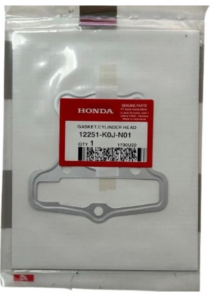 SİLİNDİR ÜST KAPAK CONTASI ORJİNAL HONDA DIO 110