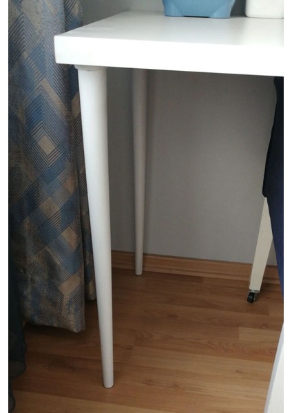Ham 4 Adet Lüks 65 cm Konik Ahşap Masa Ayağı Çap: 4,2 cm Hobi Dıy (Vida ve Aparatlarıyla Birlikte) indirimleri